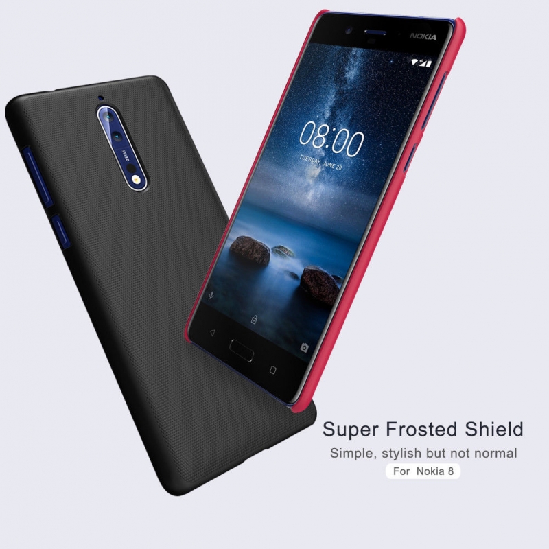 Ốp Lưng Lumia Nokia 8 Dạng Sần Chính Hãng Hiệu Nillkin được làm bằng nhựa Polycarbonat, có độ đàn hồi tốt, rất bền,  ít bám vân tay, ko dễ bị xước, màu bền ko bị phai nên dùng lâu trông vẫn mới